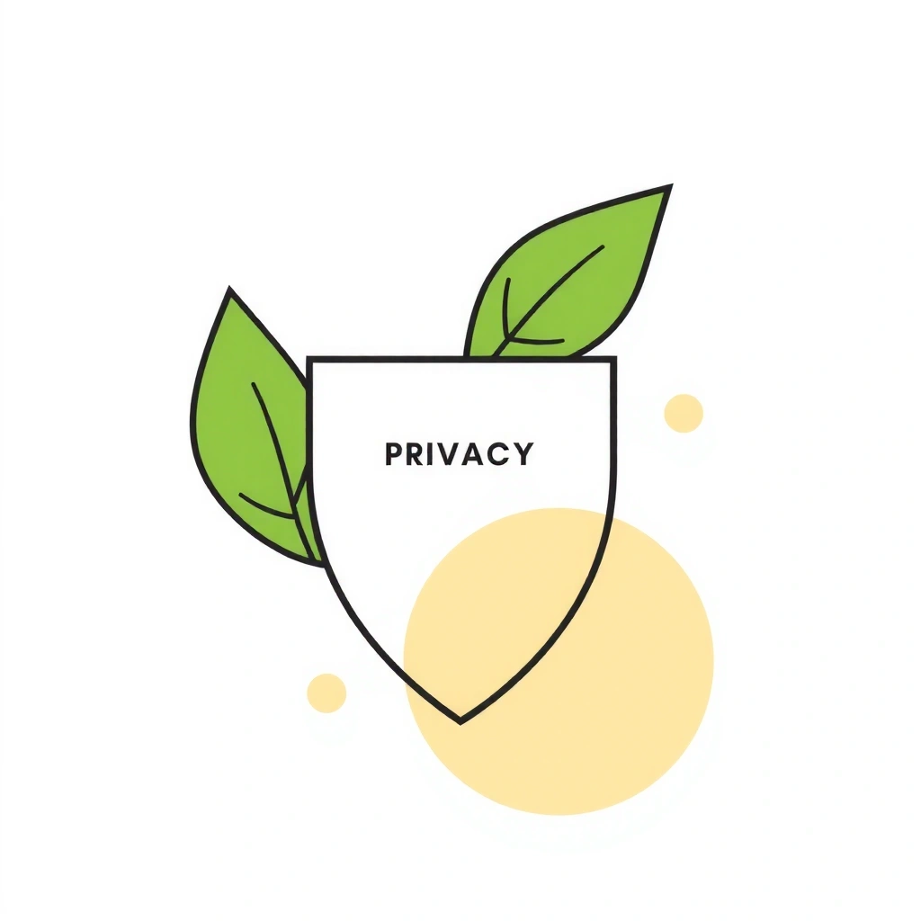 Ochrona prywatności - ilustracja abstrakcyjna